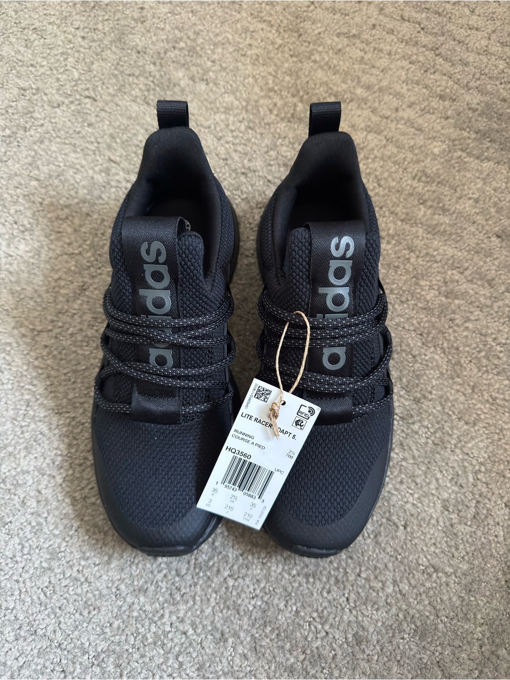 Adidas Lite Racer Adapt 5 Running Shoe - Kids'